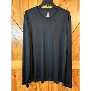 Lot of 3 Hanes Long Sleeve T-Shirt Cool DRI Performance Athletic Wicking 2X (09